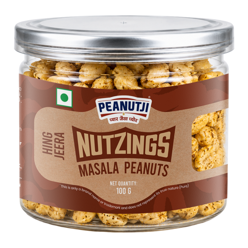 Nutzingz Roasted Peanuts - Hing Zeera