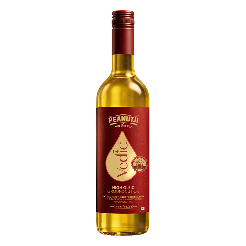 Peanutji Vedic High-Oleic Groundnut Oil