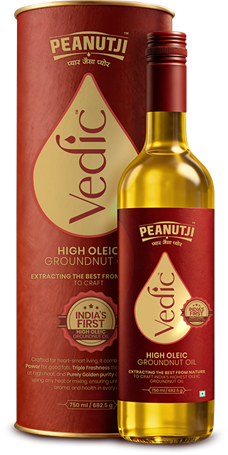 Peanutji Vedic High Oleic Groundnut Oil